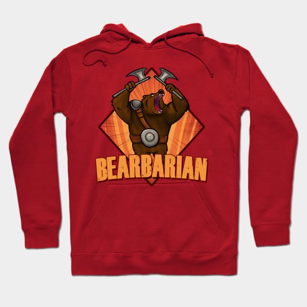 Bearbarian! Hoodie by Coloradodude80